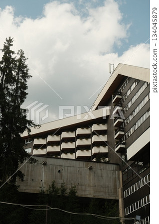 Modern Architecture Building Exterior Sunlight View 134045879