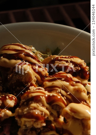 Spicy Mayo Salmon Crispy Rolls Delicious Feast 134046144