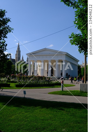 Vienna Burg Palace Beautiful Architectural View Vienna Burg Palace Beautiful Architectural View 134046212