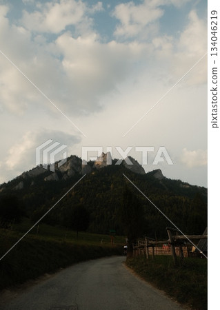 Prehistoric Rock Formation Dramatic Landscape View Prehistoric Rock Formation Dramatic Landscape View 134046219