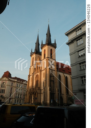 Prague Old Town Architectural Heritage Beauty Prague Old Town Architectural Heritage Beauty 134046226