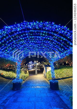 藍色照明 藍色照明 134046853