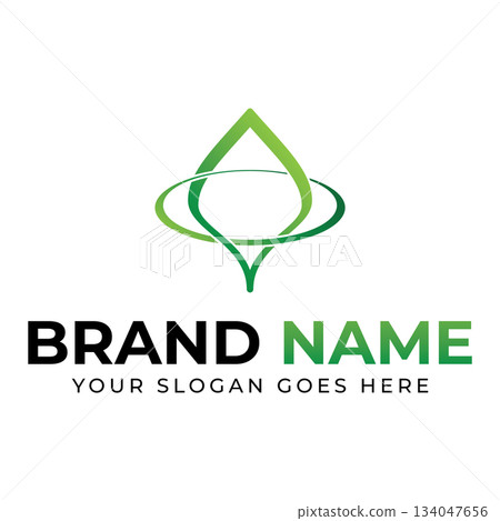 Leaf logo vector illustrations design icon template Leaf logo vector illustrations design icon template 134047656