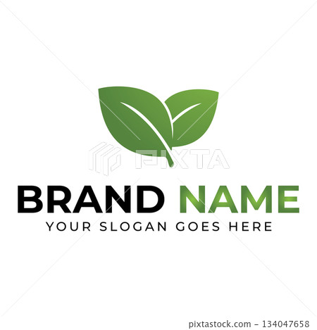 Leaf logo vector illustrations design icon template Leaf logo vector illustrations design icon template 134047658