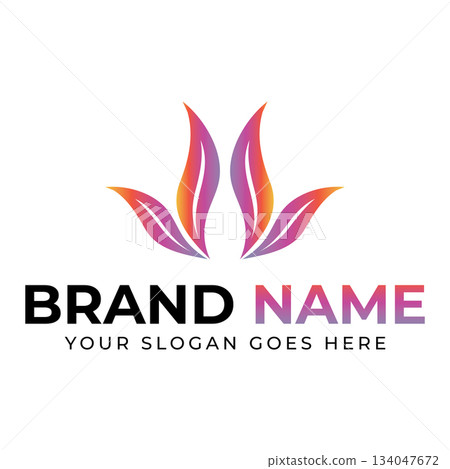 Leaf logo vector illustrations design icon template Leaf logo vector illustrations design icon template 134047672