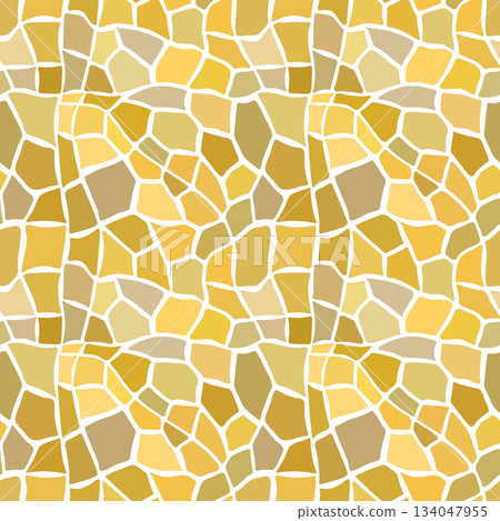 Abstract modern giraffe seamless pattern. Animals trendy background. Colorful decorative vector stock illustration for print, card, postcard, fabric, textile. Modern ornament of stylized skin 134047955