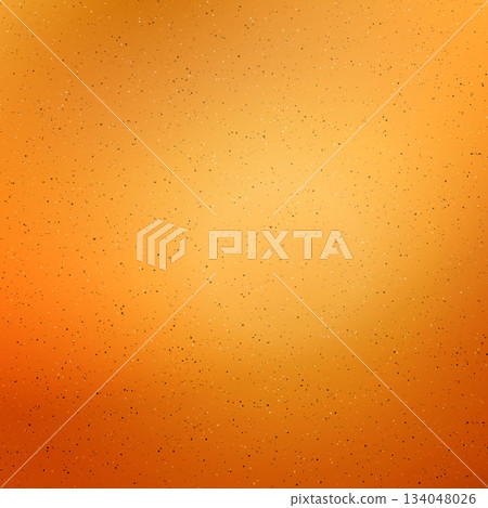 Gradient metallic golden background. Abstract vector pattern with copy space. Polished metal texture, smooth wallpaper. Design for banner, card, postcard, backdrop 134048026