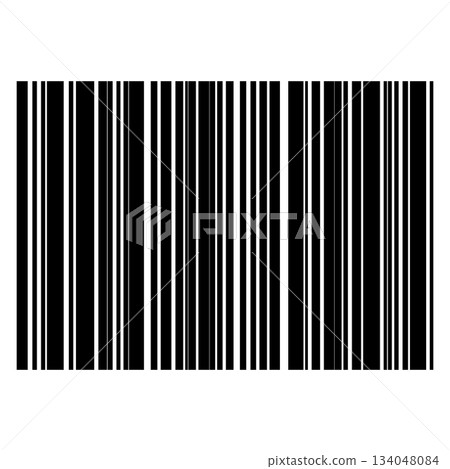 Barcode isolated on color background. Code stripes sticker. Barcode labels, customers qr code Barcode isolated on color background. Code stripes sticker. Barcode labels, customers qr code 134048084