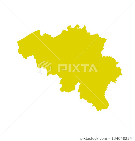Map of Belgium, sign silhouette. World Map Globe. Vector Illustration isolated on transparent background. Europe continent Map of Belgium, sign silhouette. World Map Globe. Vector Illustration isolated on transparent background. Europe continent 134048234