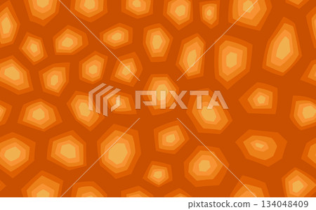 Abstract modern turtle shell seamless pattern. Animals trendy background. Beige decorative vector illustration for print, fabric, textile. Modern ornament of stylized skin 134048409