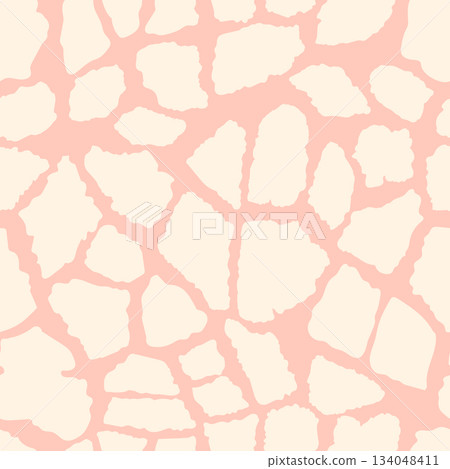 Abstract modern giraffe seamless pattern. Animals trendy background. Colorful decorative vector stock illustration for print, card, postcard, fabric, textile. Modern ornament of stylized skin Abstract modern giraffe seamless pattern. Animals trendy background. Colorful decorative vector stock illustration for print, card, postcard, fabric, textile. Modern ornament of stylized skin 134048411