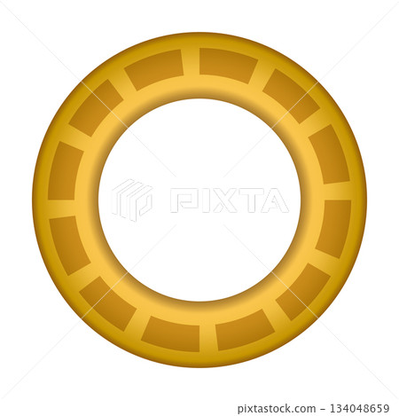 Round golden floral vintage wooden frame for your design. Vintage cover. Place for text. Vintage antique gold beautiful rectangular frames. Template vector illustration Round golden floral vintage wooden frame for your design. Vintage cover. Place for text. Vintage antique gold beautiful rectangular frames. Template vector illustration 134048659