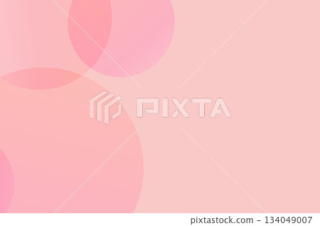 Trendy abstract minimal geometric blurred background. Smooth vector illustration for template, posters, card, banner. Pink elements with fluid dynamic gradient 134049007