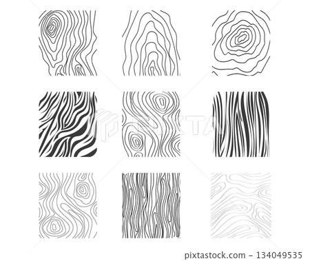 Crosshatch patterns range hand drawn texture set, crosshatch line doodle grunge background. Scribble graphite strokes, lines, wood, shading elements. 134049535