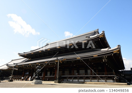 Higashi Honganji Temple, Goei-do Hall (Important Cultural Property), Tokoha-cho, Shimogyo Ward, Kyoto City, February 2022 134049856