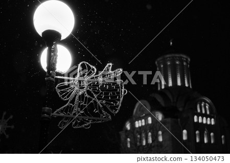 Celebrating Yuletide: The Magic and Warmth of Christmas 134050473