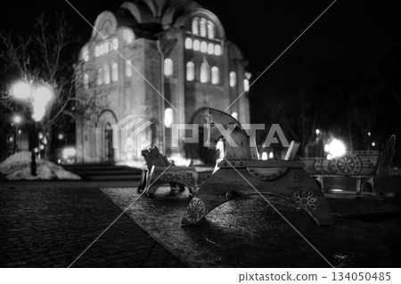 Celebrating Yuletide: The Magic and Warmth of Christmas 134050485