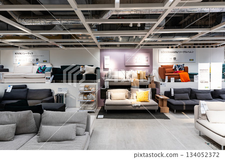 宜家立川：東京立川市綠町的許多沙發 134052372