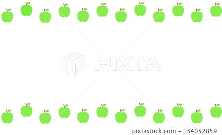 Cute and simple frame background of apples Cute and simple frame background of apples 134052859
