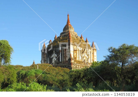 The large Dhammayangi Temple in Bagan, Myanmar 134053819