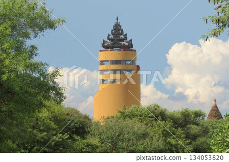 Bagan Nan Myint Viewing Tower in Myanmar Bagan Nan Myint Viewing Tower in Myanmar 134053820