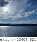 Sky and lake 134054621