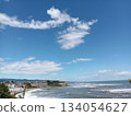 Sky and coast 134054627