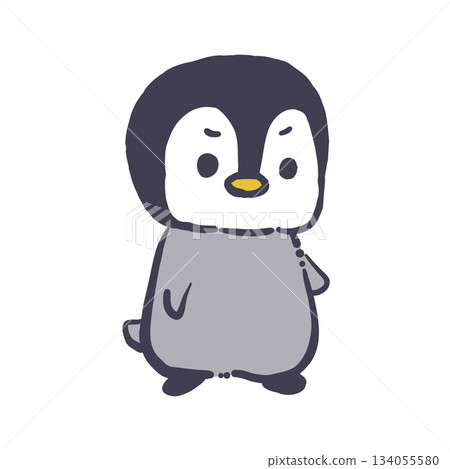站立的企鵝 134055580