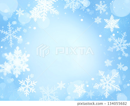 背景素材：冬季圖片 134055682