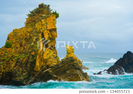 Helmet Rock in Jeongdongjin, Gangneung, South Korea Helmet Rock in Jeongdongjin, Gangneung, South Korea 134055723