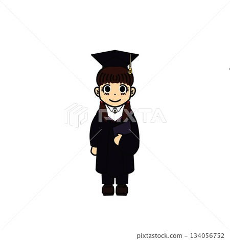 大學畢業女生 134056752