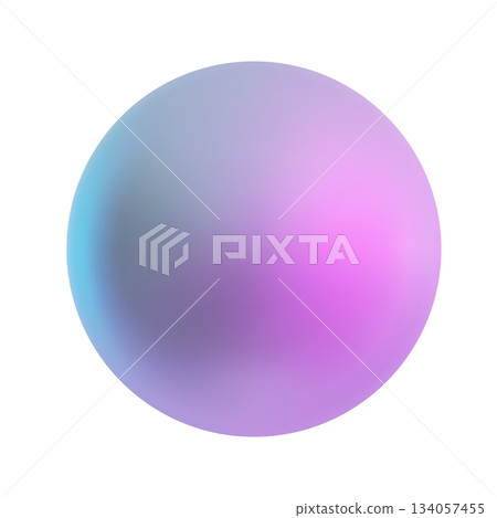 Sphere pink pearl shine 3D vector mode, geometric round figure glossy surface, volume ball, plastic toy, game metaverse Sphere pink pearl shine 3D vector mode, geometric round figure glossy surface, volume ball, plastic toy, game metaverse 134057455