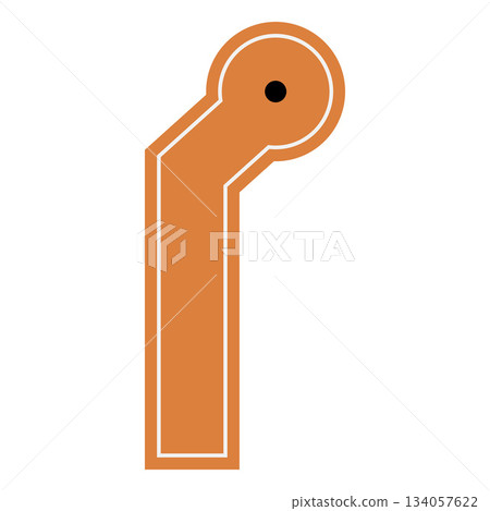 Mini golf course, vector flat curve brown golf lane with turn and hole, cartoon golf sport game, tournament competition Mini golf course, vector flat curve brown golf lane with turn and hole, cartoon golf sport game, tournament competition 134057622