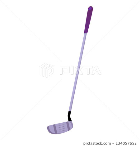 Golf club, sports equipment for the game, isolated background. 134057652