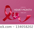 American Heart Month Promoting Cardiovascular Health Awareness 134058202