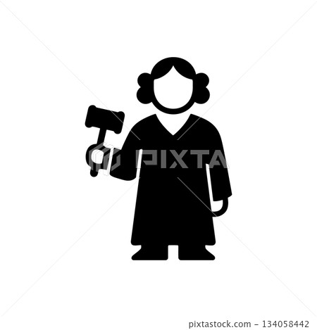 Court Justice Judge Icon Court Justice Judge Icon 134058442