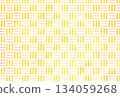 Watercolor Japanese pattern background, yellow 134059268