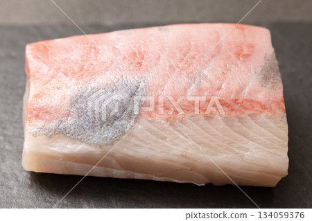 Delicious amberjack sashimi 134059376