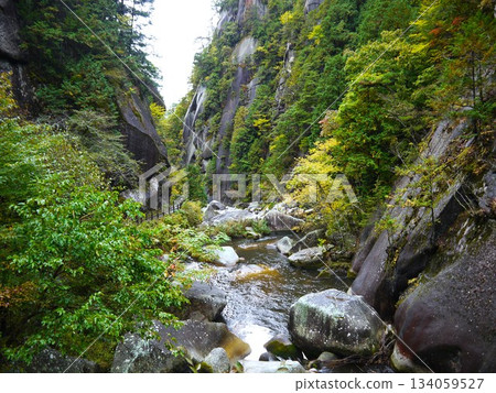 Scenic view of Shosenkyo 134059527