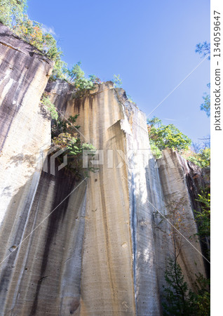 The rock face of Uriwari Rock Garden Park 134059647