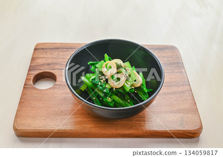 簡易小松菜清湯 簡易小松菜清湯 134059817