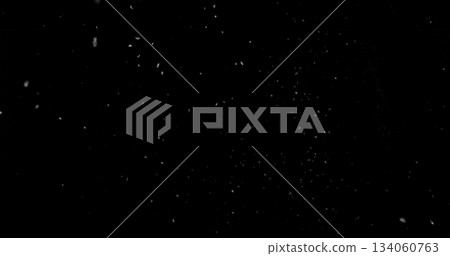 Falling snowflakes isolated on black background. Winter snow overlay texture for VFX, compositing, motion graphics and atmospheric effects Falling snowflakes isolated on black background. Winter snow overlay texture for VFX, compositing, motion graphics and atmospheric effects 134060763