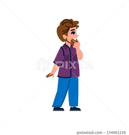 Man thinking about solution or new idea Man thinking about solution or new idea 134061226