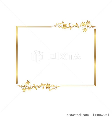 warm design Elegant gold floral frame free vector illustration warm design Elegant gold floral frame free vector illustration 134062051