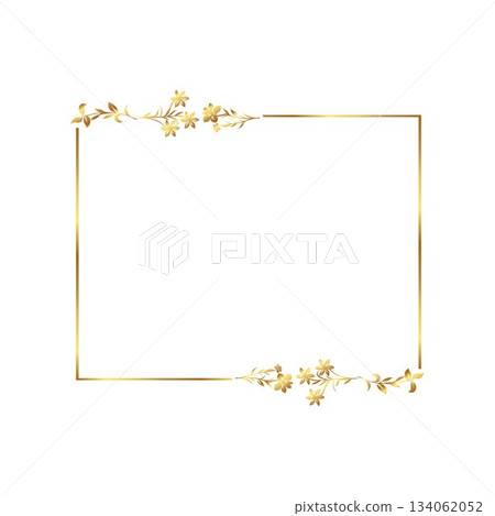warm design Elegant gold floral frame free vector illustration warm design Elegant gold floral frame free vector illustration 134062052