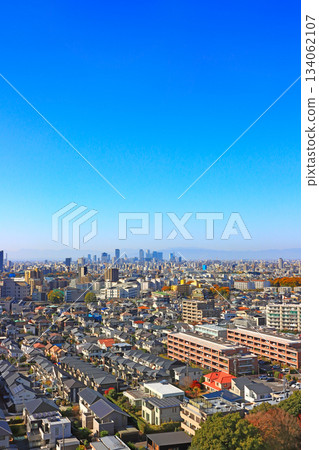 A view of the skyscrapers around Nagoya Station in Nagoya City, Aichi Prefecture 134062107