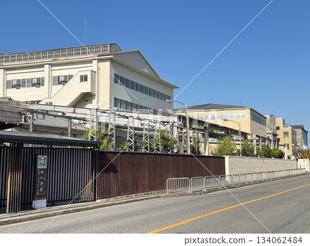 Showa Brewery of Gekkeikan, a major sake brewery (Katahara-cho, Fushimi-ku, Kyoto City) Showa Brewery of Gekkeikan, a major sake brewery (Katahara-cho, Fushimi-ku, Kyoto City) 134062484