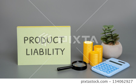Product liability concept. Legal responsibility of manufacturers, distributors, or sellers for any harm or injury caused by defective or unsafe products, ensuring consumer protection and safety. Product liability concept. Legal responsibility of manufacturers, distributors, or sellers for any harm or injury caused by defective or unsafe products, ensuring consumer protection and safety. 134062927