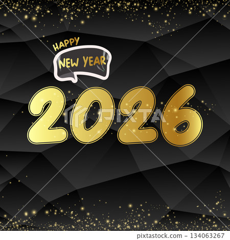 happy 2026 New year stylish black square banner with golden text and number 2026. Vintage Gold New year day motto sticker, tag, retro label, banner, ribbon, label png with quote. New year text banner happy 2026 New year stylish black square banner with golden text and number 2026. Vintage Gold New year day motto sticker, tag, retro label, banner, ribbon, label png with quote. New year text banner 134063267