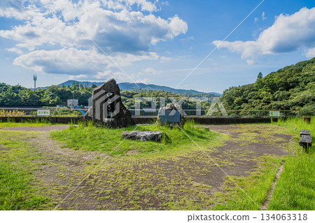 從靜岡縣濱松市眺望宮古田川水壩 134063318